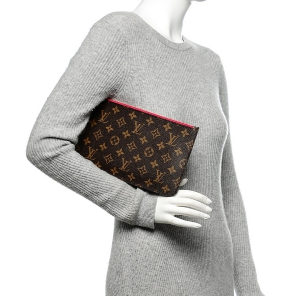 LOUIS VUITTON Classic Monogram Neverfull pouchette - Picture 2 of 13